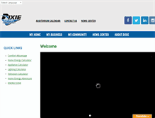 Tablet Screenshot of dixieepa.com